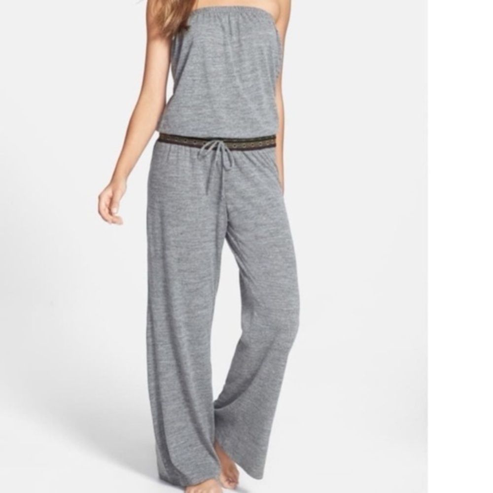 Lucky Brand Color Splash Strapless Jumpsuit Boho Vibes Size Medium  Large